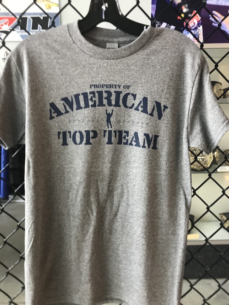 Property of TShirt Gray Adult American Top Team